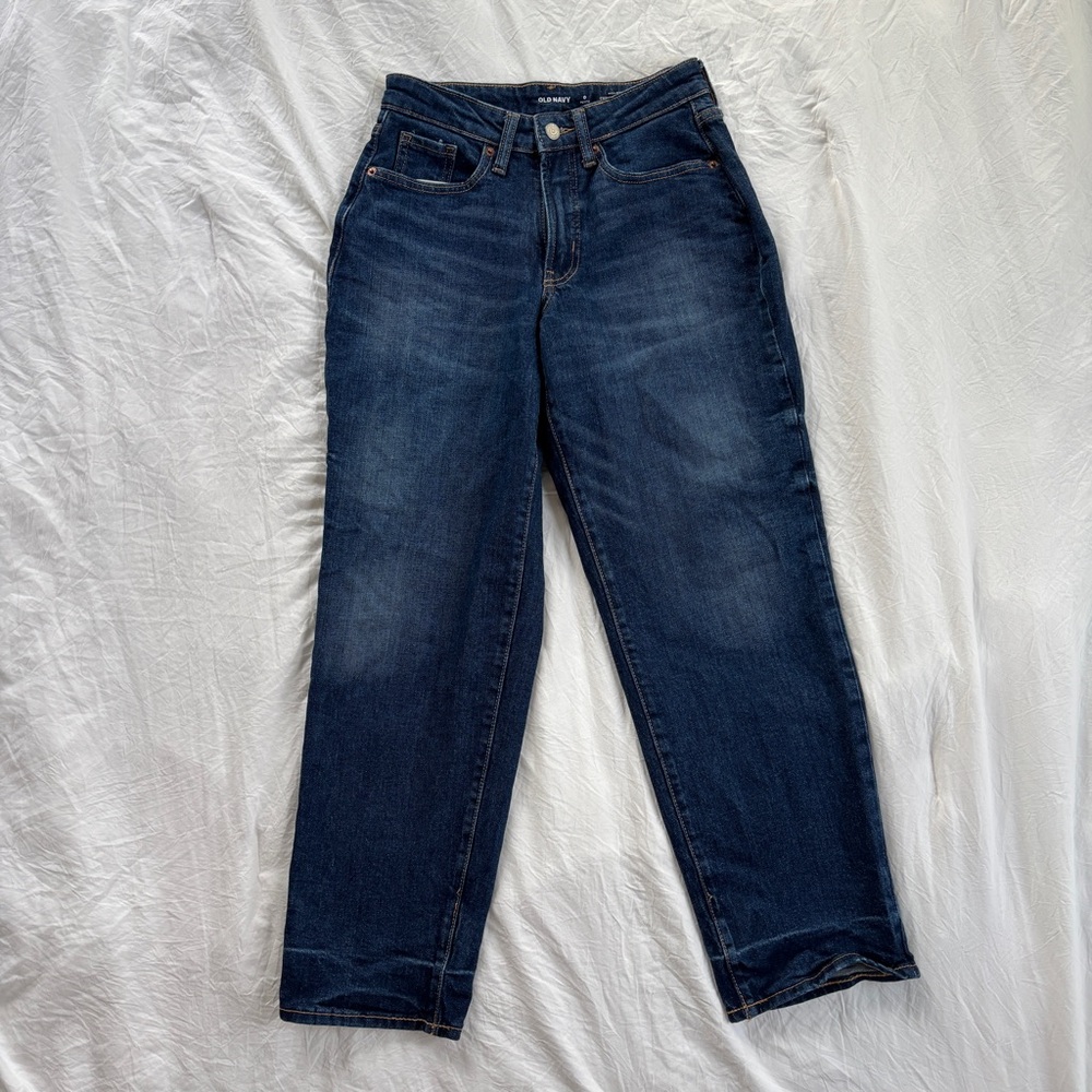 Old Navy Curvy OG Loose High-Rise Jeans (Petite 0)